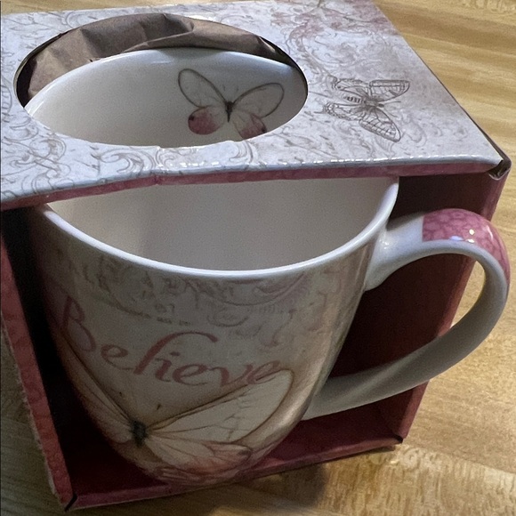 ( 0378) Inspirational Floral Mug with Gold Accents & WHT Horse Art - Picture 10 of 11